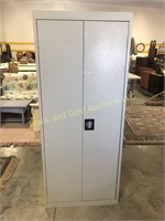 6 Foot Metal Double Door Storage Cabinet