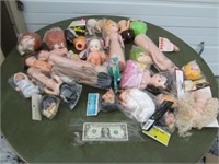 Lot of Doll Parts - Most in Packaging