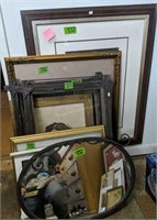 Oval Mirror, Picture Frames, Art Prints. Largest