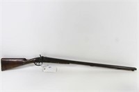 WM. MOORE & CO. DOUBLE BARREL PERCUSSION SHOTGUN