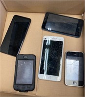 Group of cell phones