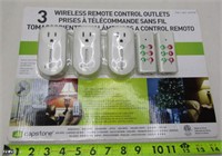 3 Wireless Remote Outlets