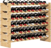 SogesHome Wine Rack  60 Bottles  6 Tier Stand