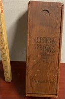 Alberta Springs Whisky Wood Box