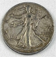 1943-S Walking Liberty Silver Half Dollar, US 50c