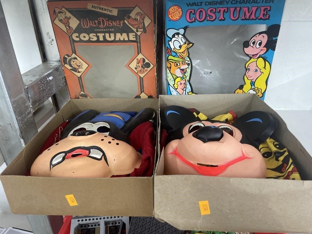 Vintage Mickey and goofey costumes