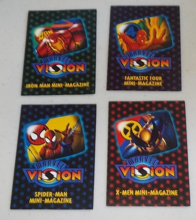 Lot of 4 Marvel Vision Mini Magazines