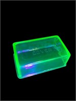 Uranium Glass Replacement butter cover lid