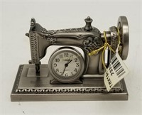 Timex Collectible Mini- Clock Sewing Machine