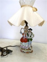 Victorian Style  Porcelain Lamp 16"T