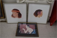 3 Framed Prints (Ladies)
