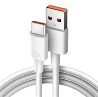 (1M/3.3 ft) USB-A to USB-C Charger Cable  White