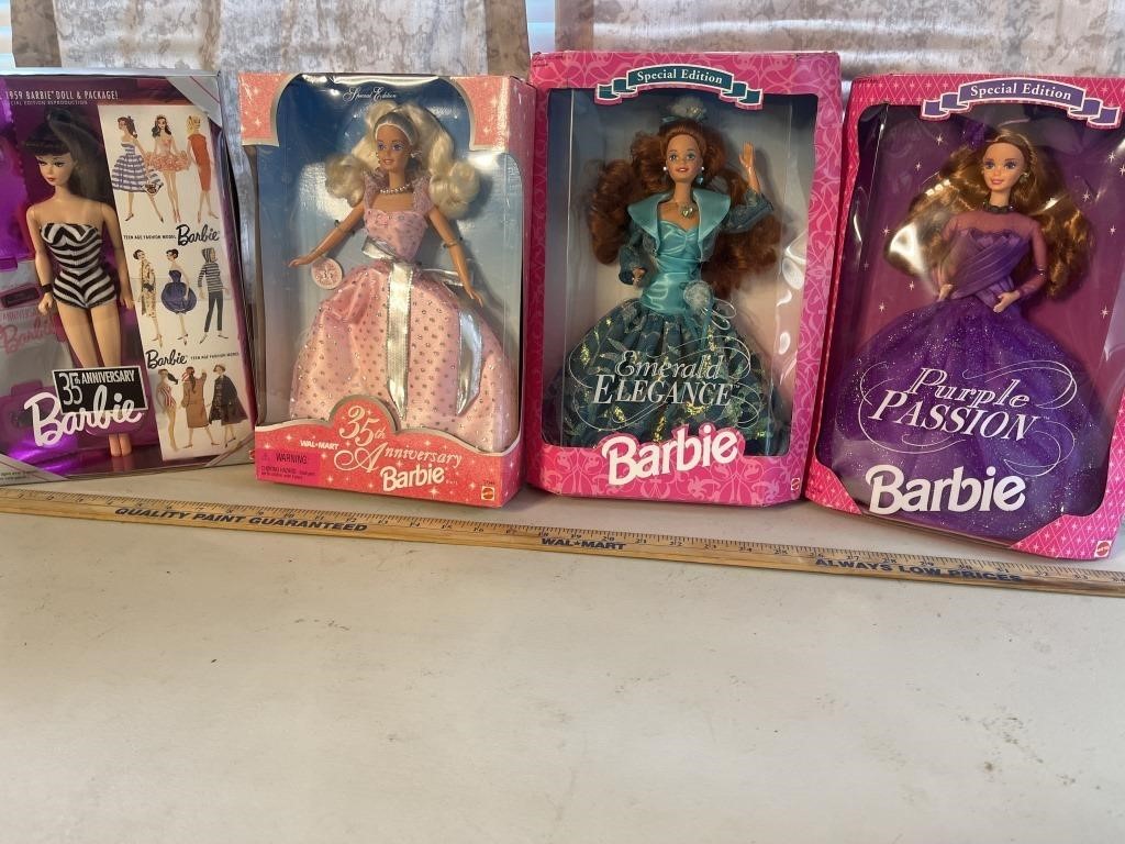 4 SE Barbie’s in Original Boxes