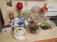 Mixed Dishes, Salt/Pepper Shakers, Teapot, Etc