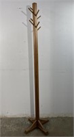 Wooden Coat Rack, 61.5" Tall, No Shipping
