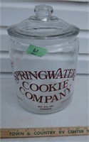 Springwater cookie company glass jar