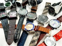 13 belles montres, batteries à changer