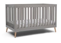 Delta Children Essex 4-in-1 Convertible Crib, Grey