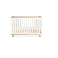 Concord Baby Cleo 3 in 1 Crib. White/Natural