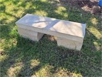 Cement Bench Bring Help to load it