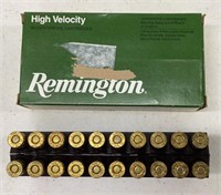 (20) 35 Remington centerfire cartridges