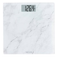 White Marble Glass Scale - Taylor