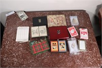 11 Decks of Cards & Scorepads. Vintage MCM & New