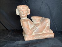 VTG. Aztec Art Pottery Figurine 19805