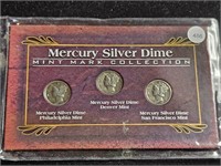 1941 & 1945 Mercury Silver Dime Mint Mark.........