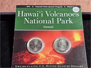2012P & D Hawaii Volcanoes Nat'l Park Quarters in