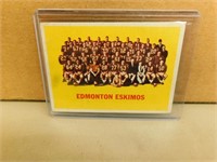 1964 Topps Edmonton #29 Team CFL Football Card