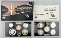 2017 US Silver Proof Set - #10 Coin Set