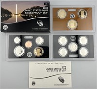 2016 US Silver Proof Set - #13 Coin Set