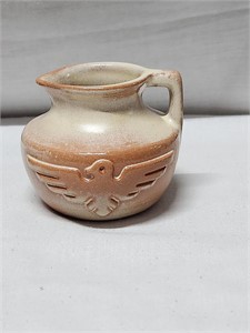 Little Pottery Pitcher Marked