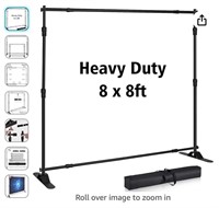 T-SIGN 8x8 ft Backdrop Banner Stand Large