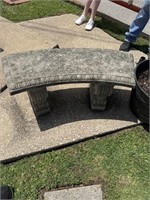 Cement bench 36”x16”x16”