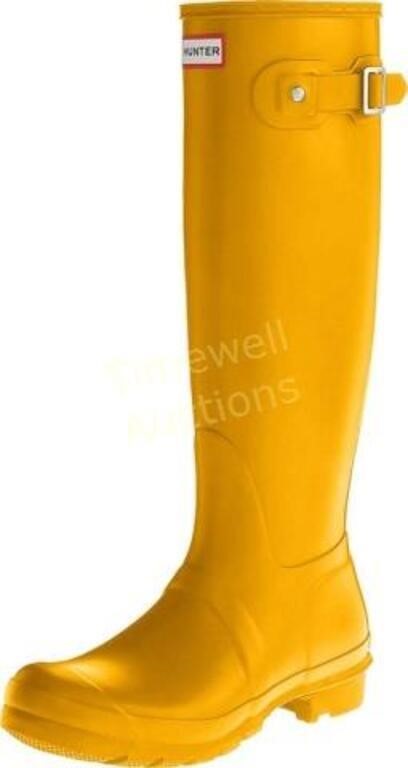 HUNTER Original Tall Snow Boots 9 Yellow
