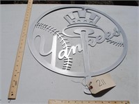 New York Yankees - Powder Coated Metal Cutout