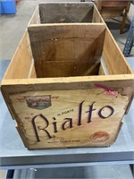 VTG Wood Crate, Rialto Brand