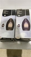 2 NIB Candace mini pendants lights