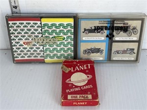 5 decks of playing cards