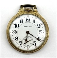 Hamilton Railroad # 17 Pocket Watch 2”
 (Runs)