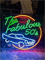 Vintage Fabulous 50's Neon Sign