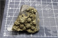 Pyrite "stacked" Rensselaer Quarry, 154.3 Grams