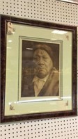 A. Comanche Photograph Framed