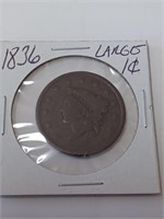 1836 Large Cent