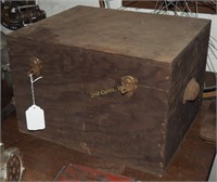 Vintage 16” X 13” X 11” Wood Storage Parts Box