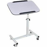 ROLLING HEIGHT ADJUSTABLE LAPTOP TABLE