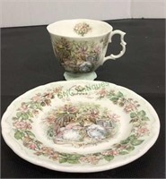 Royal Doulton “summer“ tea cup and saucer from