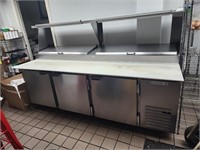 BEVERAGE AIR DP93HC 93" PREP TABLE REFRIG BASE